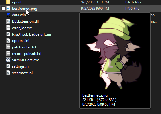 "Download Files" output
